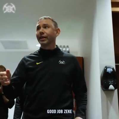 P-Wat and Coach Adelman locker room postgame🔥🏀🏔️