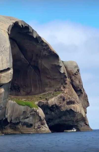 This monolithic cave formation in Australia.