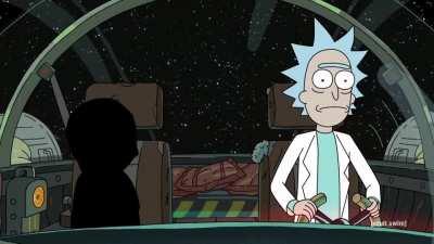 In Rick's Spaceship! :D 🛰