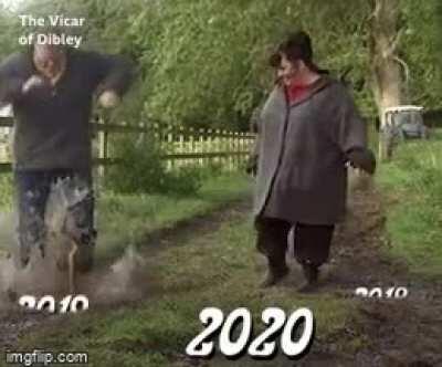 Had it up to my neck with 2020