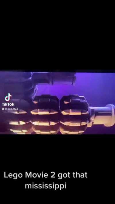 Lego Movie 2 got that mississippi gun meme rizz