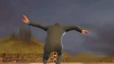 “Looks like he’s about to go dancing.”