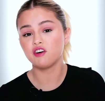 Hey Selena, if you had a very large penis in front of you, what would you do?