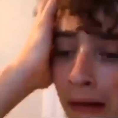 The way he hit the wall got me.