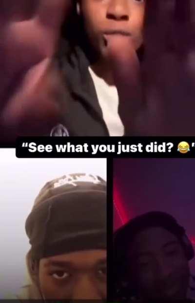 This nigga caught me off gaurd with that one…