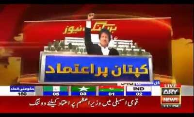Imran Khan gains more votes than the first time & remains Prime Minister Of Islamic Republic Of Pakistan