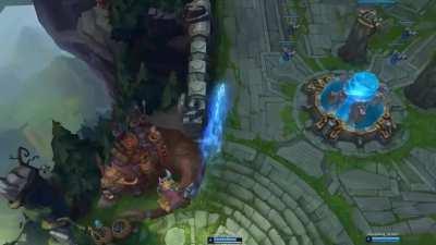 Stunning AP Ashe ONE SHOTING Teemo and causing a ruckus.