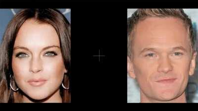 The Flashed Face Distortion Effect, by aligning faces at the eyes and presenting them quickly the differences between the faces are more extreme, e.g. If someone has a large jaw, it looks almost ogre-like