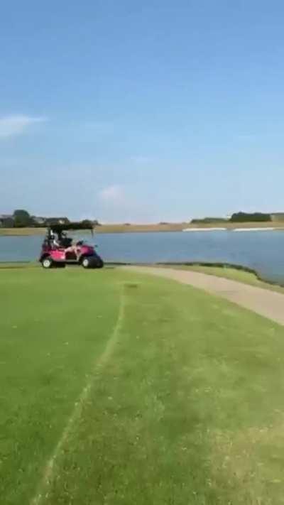 Don't drink and drive even off course.