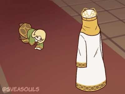 Rya shows mama Tanith what the Brave Tarnished taught her