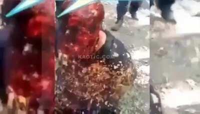 (Nsfw) [Global] / After stripping the skin off a man's face, they set it on fire. (Crime scene: Unknown)