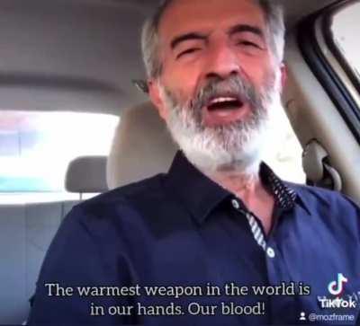 This oration to the Iranian government. (As the regime imprisons and disappears people who speak out)