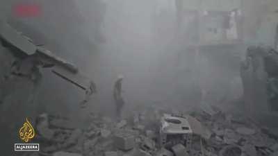 Israel Carpet Bombs Jabalia Refugee Camp