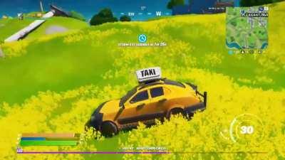Just driving around in Fortnite while Gangnam Style’s playing.