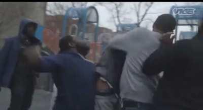 Gang initiation caught on camera