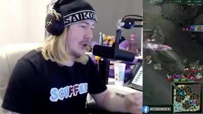 The enemy jungler after being invaded level one