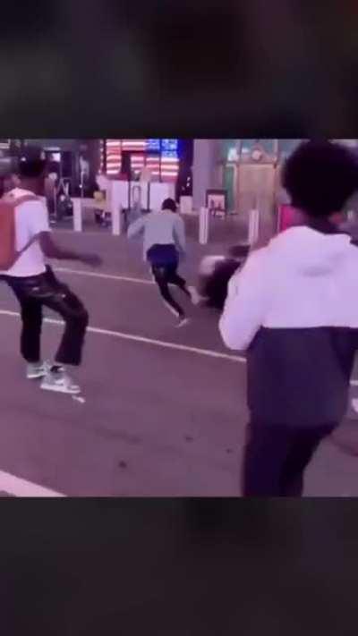 Fake crip gets exposed and runs away