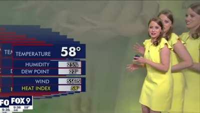 The weather news just got better