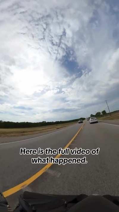 Lady! He was about to run out of gas