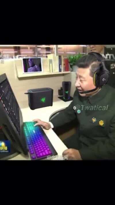 Holy shit Xi Jinping is a gamer!!!!!