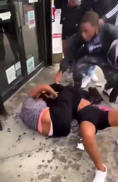 PART 2 - Girls Fight In Front Of Corner Store