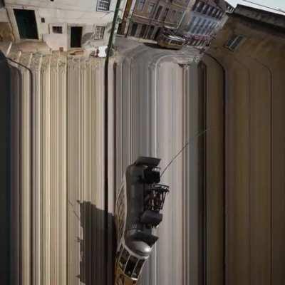 I make sound for gifs. Layering stretched-out moog, pitched down brass, strings, modular synths, and amped bass guitar to create a soundscape. Audio breakdown in comments.