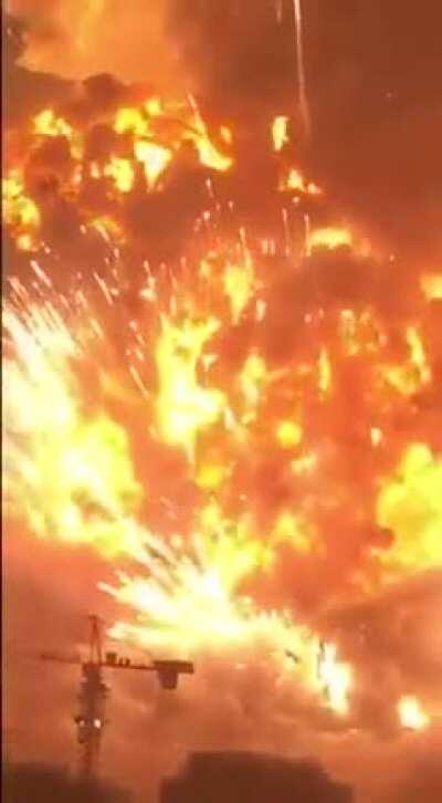 Tainjin factory explosion 12th August 2015