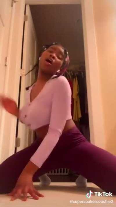 Down low and in purple