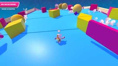 Cheater trying to hide his cheats, going just a bit faster the whole time