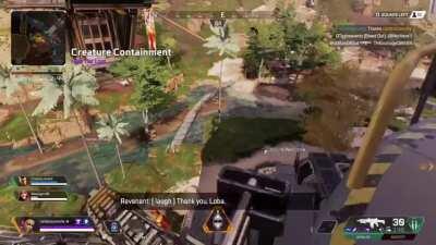 Revenant’s thank you to Loba and her you’re welcome are personalized