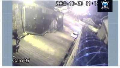 WCGW going down a stairway by car