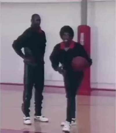 Michael Jordan's mom.
