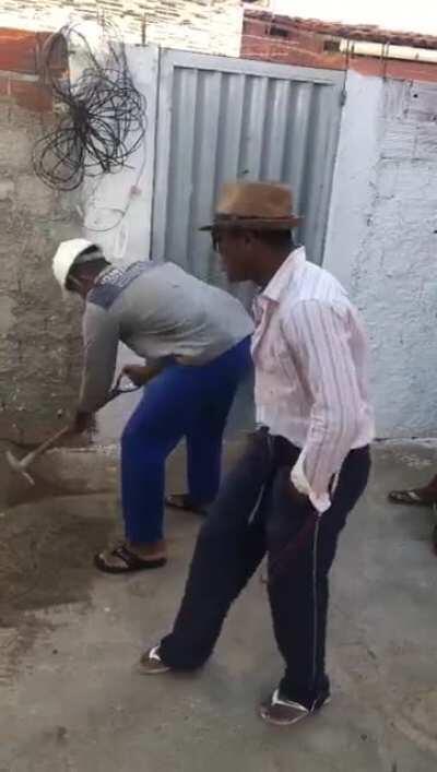 Really talented construction workers.