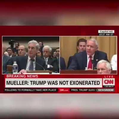 I love how quickly Mueller answered this question.