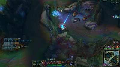 I tried our boy against bots, in pbe hextech drake teleporters, guess who doesn't come with you