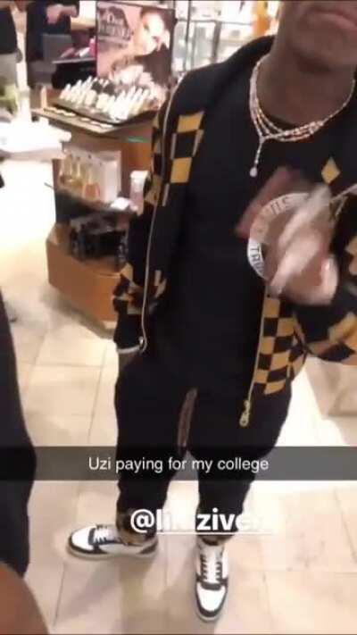 Uzi saying he will pay 90k to cover a fans tuition!