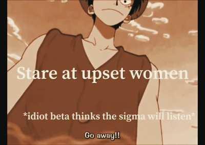 Sigma male luffy tip #3856 put white text on a light background