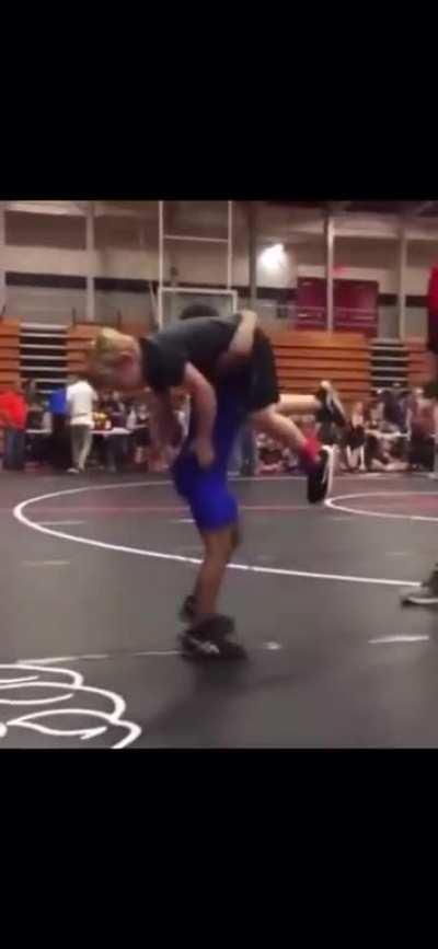 The patented Triple H Spinebuster