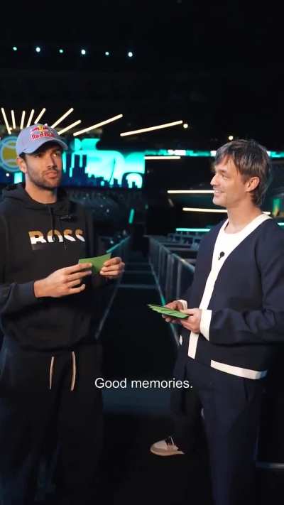 Tsitsipas’ first kiss was at age… 21???