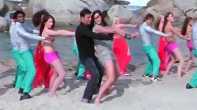 Enjoying with Akshay