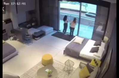 Shockwave after an explosion in Beirut