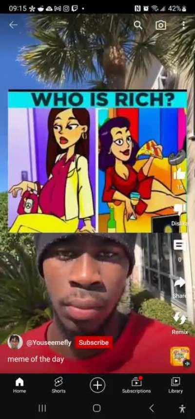 yo'ur youtube sharts is: dam brainrot