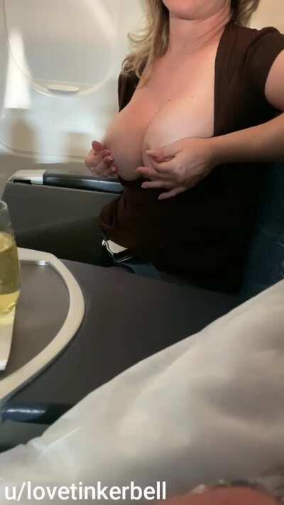 I almost got caught on this flight [F]