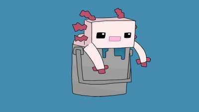 it's real axolotl hours