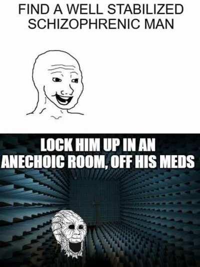 He will not recover from such trauma, he will end his life at the very moment he is set free