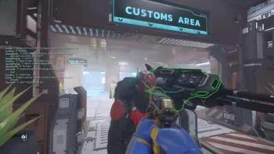 Took the gatling for stroll