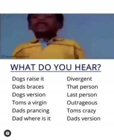 since Felix liked that audio illusion, he'll love this one