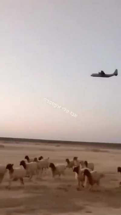 Israeli C-130s Returning From Iran Over Syria