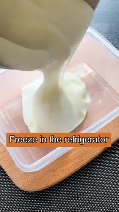 Found this gem in Instagram. Fried milk