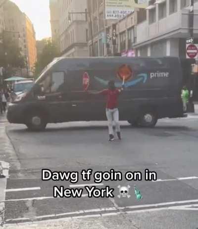 Bro is not a cross guard😠